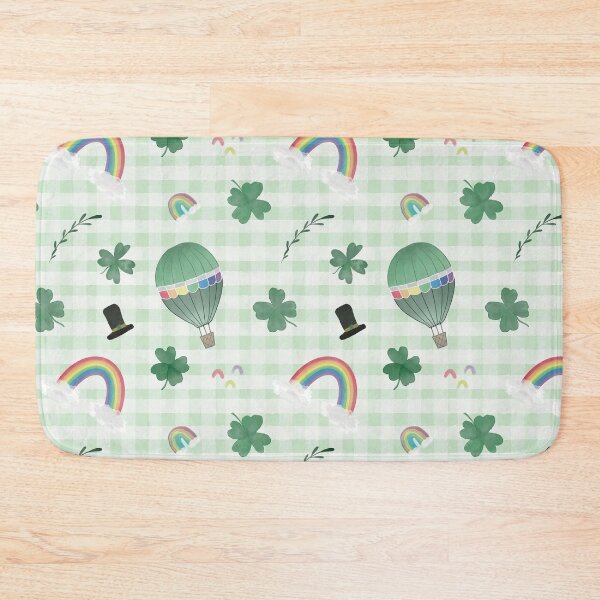 Item preview, Whimsical St. Patrick’s Day Lucky Shamrock Pattern designed and sold by Seamlessly Buffalo.