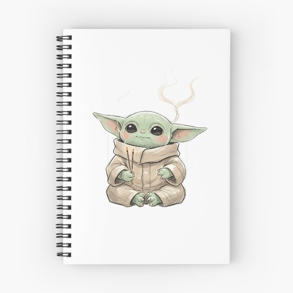 Item preview, BABY YODA WITH INCENSE designed and sold by LIS AND MELIVERSO.