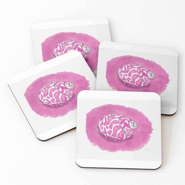 Item preview, Watercolor Spotted Seashell- Pink designed and sold by Sheri-Engel.