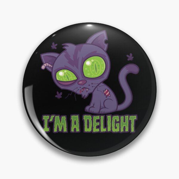 Item preview, Delightfully Undead Creepy Cute Cat designed and sold by fizzgig.