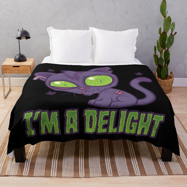 Item preview, Delightfully Undead Creepy Cute Cat designed and sold by fizzgig.