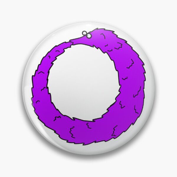 Item preview, Squirm-oboros in Purple designed and sold by A Flea's Market.