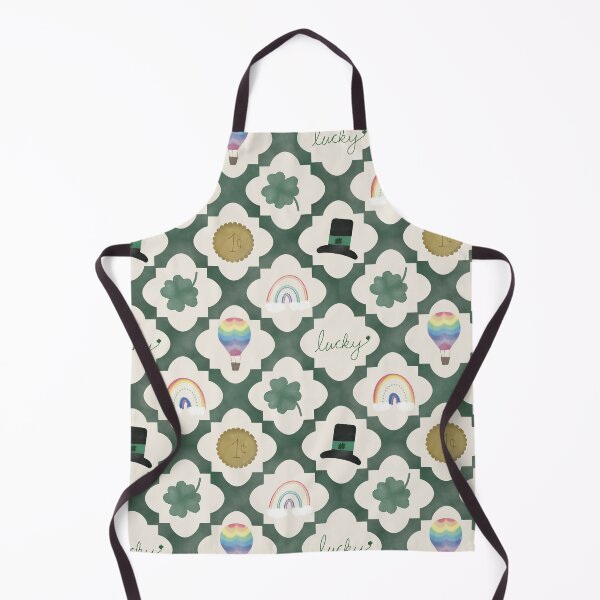 Item preview, Whimsical St. Patrick’s Day Lucky Shamrock Pattern designed and sold by Seamlessly Buffalo.