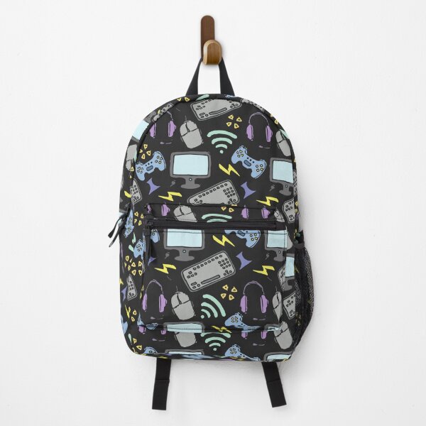 Item preview, Gaming Setup Pattern – PC Gamer Doodle For Gaming Lover designed and sold by Bawek85Designs.