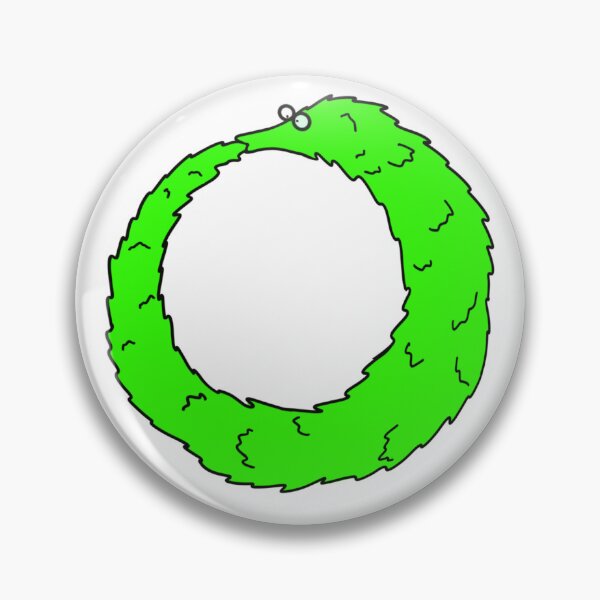Item preview, Squirm-oboros in Green designed and sold by A Flea's Market.