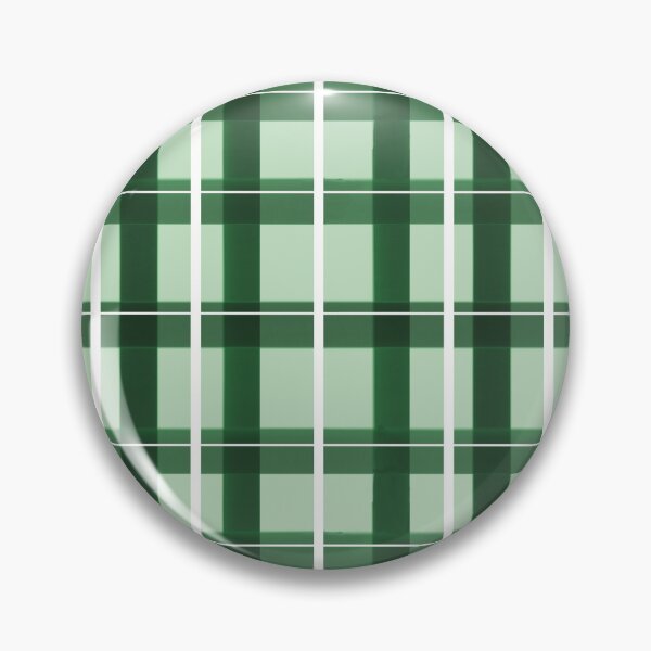 Item preview, Modern Emerald Green Plaid and Scallops designed and sold by Seamlessly Buffalo.