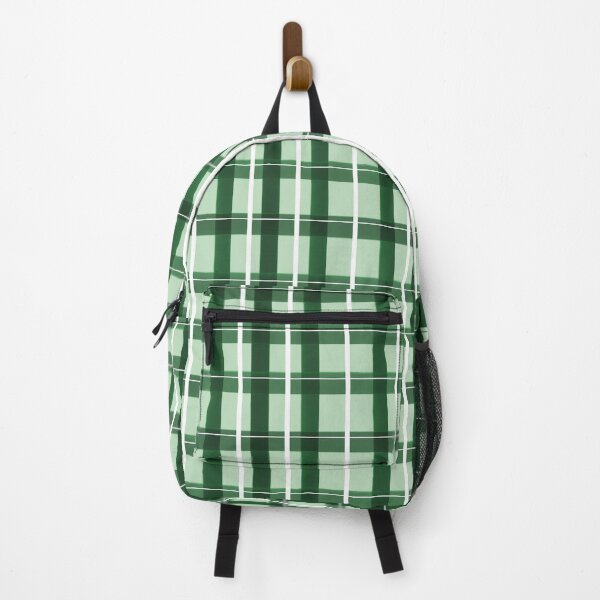 Item preview, Modern Emerald Green Plaid and Scallops designed and sold by Seamlessly Buffalo.