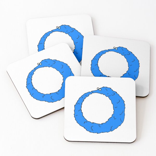 Item preview, Squirm-oboros in Blue designed and sold by A Flea's Market.