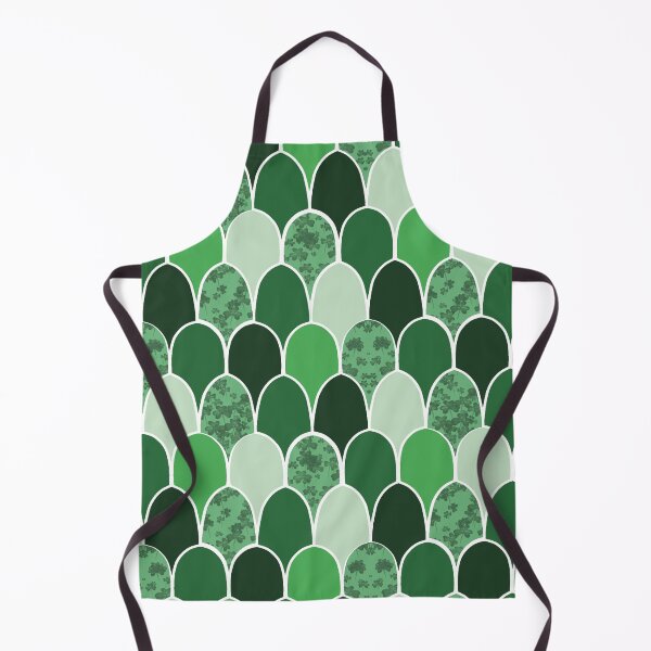 Item preview, Modern Emerald Green Plaid and Scallops designed and sold by Seamlessly Buffalo.
