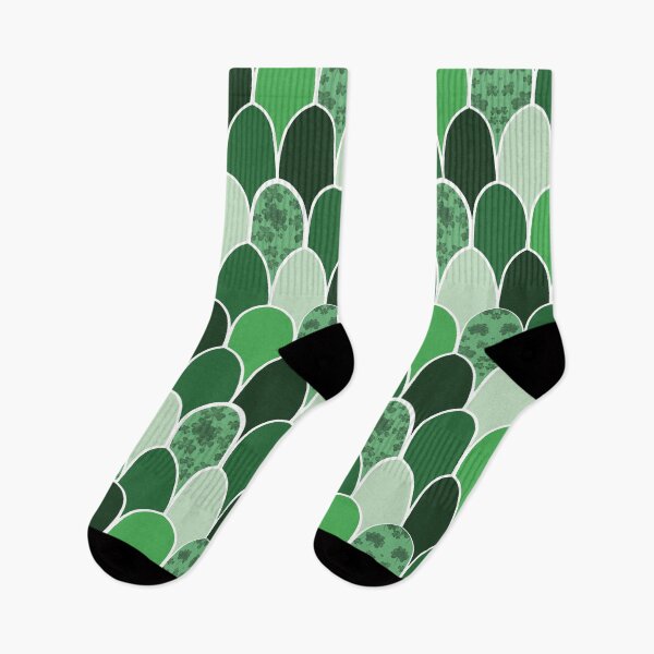 Item preview, Modern Emerald Green Plaid and Scallops designed and sold by Seamlessly Buffalo.