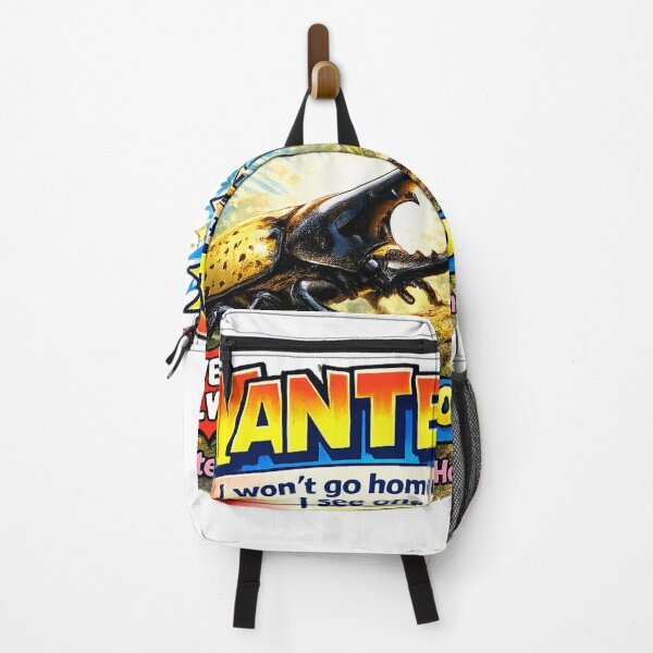 Item preview, Hercules Beetle WANTED Pop Art T-Shirt – Cool Bug Hunter Shirt for Kids, Insect Lover Gift, Comic Style Rhinoceros Beetle Design designed and sold by Japanese Bug Hunter.