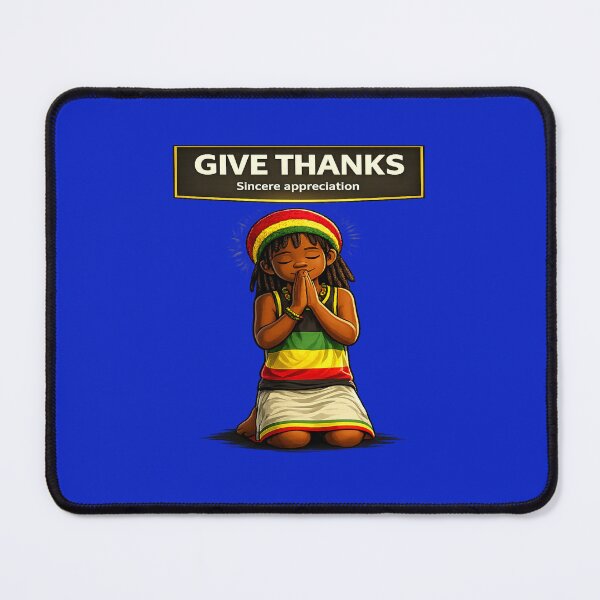 Item preview, Give Thanks – Jamaican Gratitude Illustration designed and sold by Inspirational Jamaican.
