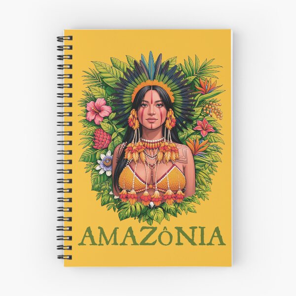 Item preview, Amazonian indigenous designed and sold by Ilustramagno.