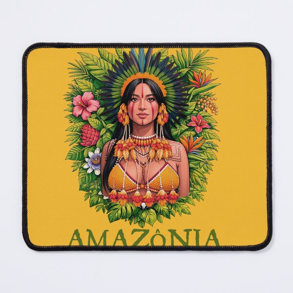 Item preview, Amazonian indigenous designed and sold by Ilustramagno.