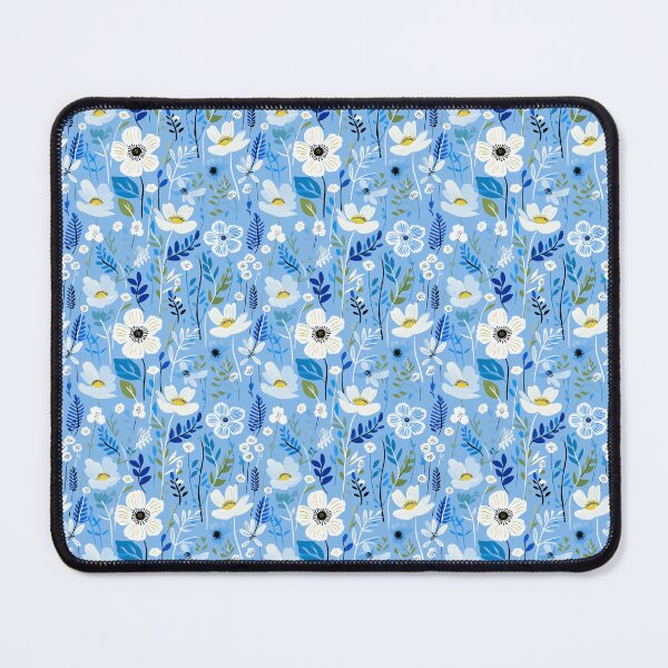 Item preview, Blue Florals 51 designed and sold by Dawne's Designs.