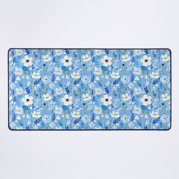Item preview, Blue Florals 51 designed and sold by Dawne's Designs.