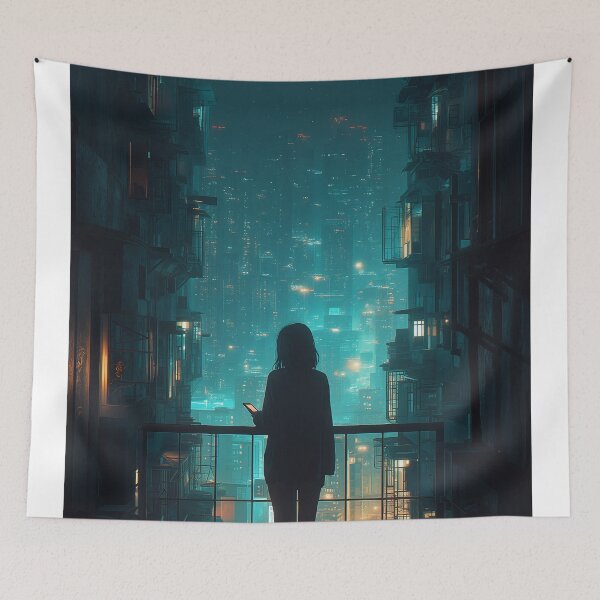 Item preview, Silent Signals Above the City designed and sold by oanaunciuleanu.
