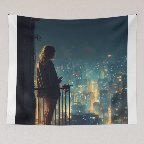 Item preview, Silent Signals Above the City designed and sold by oanaunciuleanu.