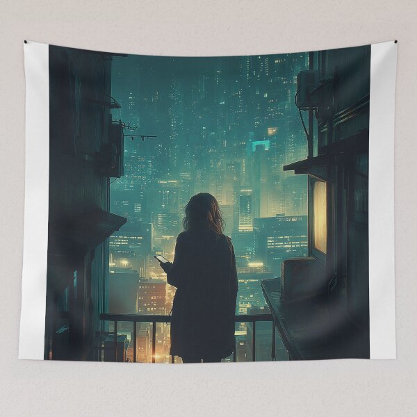 Item preview, Silent Signals Above the City designed and sold by oanaunciuleanu.