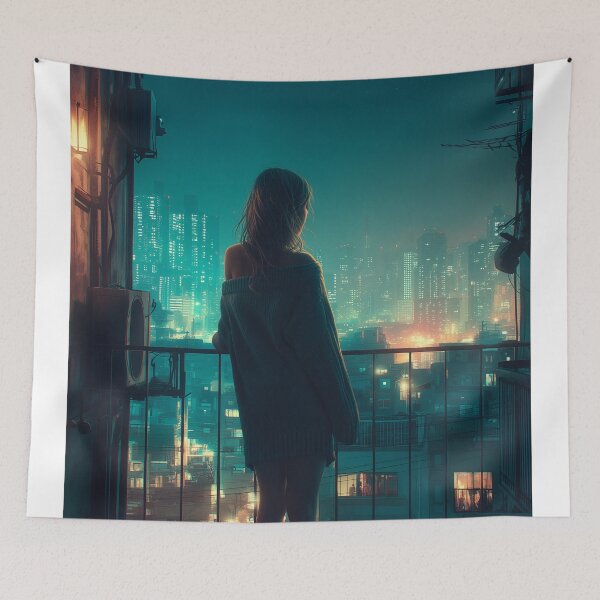 Item preview, Silent Signals Above the City designed and sold by oanaunciuleanu.