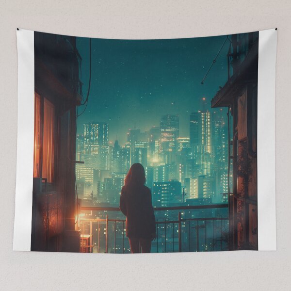 Item preview, Silent Signals Above the City designed and sold by oanaunciuleanu.