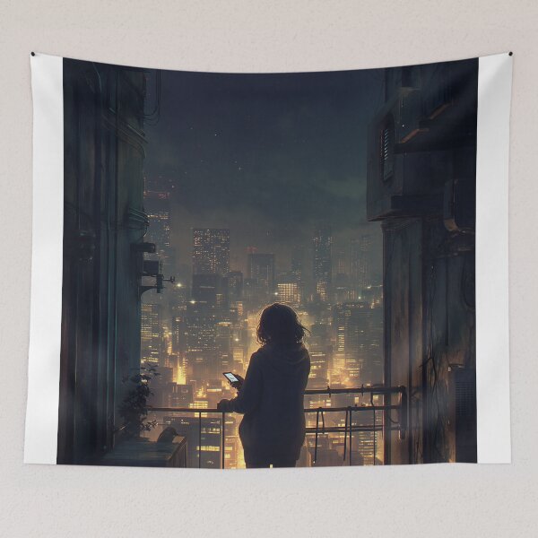 Item preview, Silent Signals Above the City designed and sold by oanaunciuleanu.