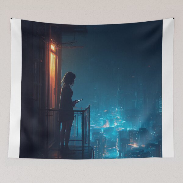 Item preview, Silent Signals Above the City designed and sold by oanaunciuleanu.