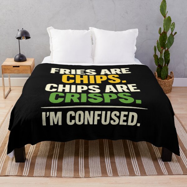 Item preview, Fries Are Chips Chips Are Crisps Food Confusion Design designed and sold by CELTIC-DESIGNS.