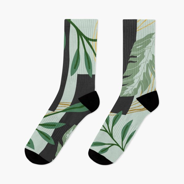 Item preview, Scandinavian Botanical Grid Pattern designed and sold by JitsTheArtist.