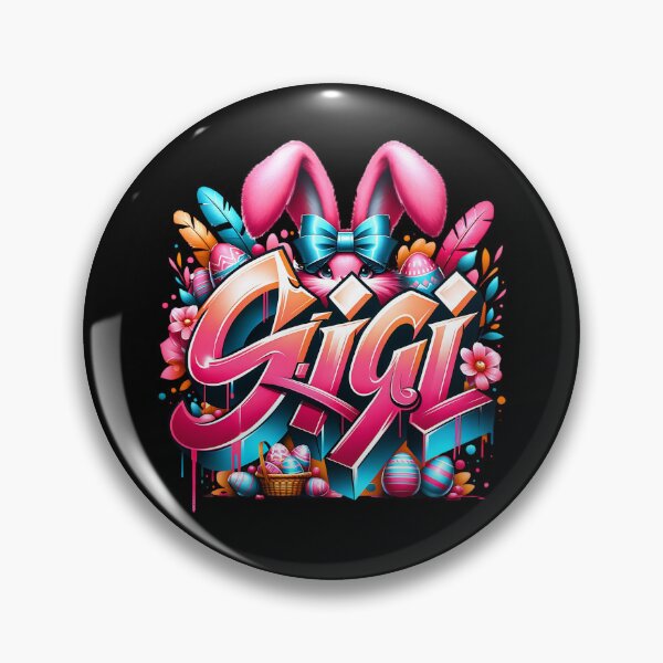 Item preview, Coquette Easter Gigi Bunny – Cute Pastel Easter Rabbit Artwork Sticker / Tee / Mug designed and sold by artedigital99.