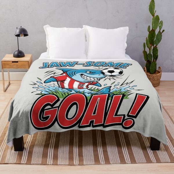 Item preview, Jaw-some Goal! - Soccer Shark Mascot designed and sold by DigitalGlade.