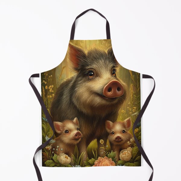 Item preview, Boar Family in a Forest designed and sold by PetsArt.