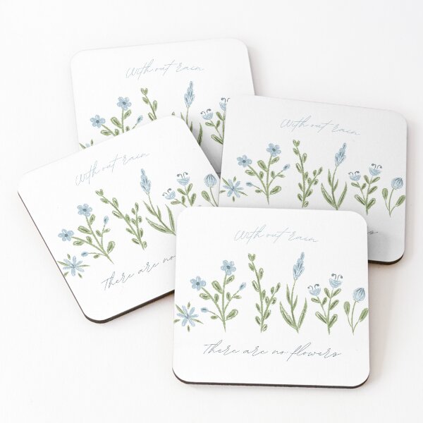 Item preview, Without Rain There Are No Flowers designed and sold by Silver Realm Studio.
