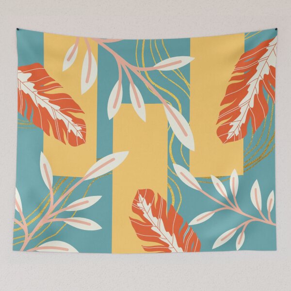 Item preview, Scandinavian Botanical Grid Pattern designed and sold by JitsTheArtist.
