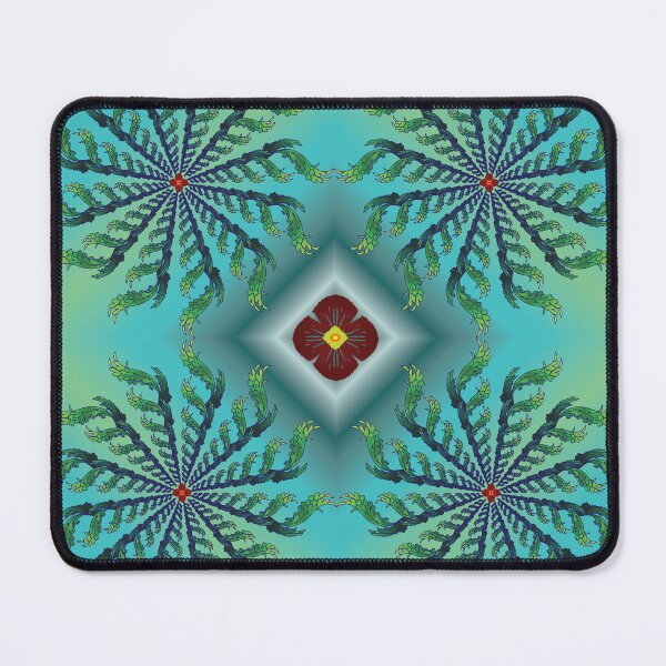 Item preview, Emerald Leaf Mandala Bloom Pattern designed and sold by OIL Pattern Design .