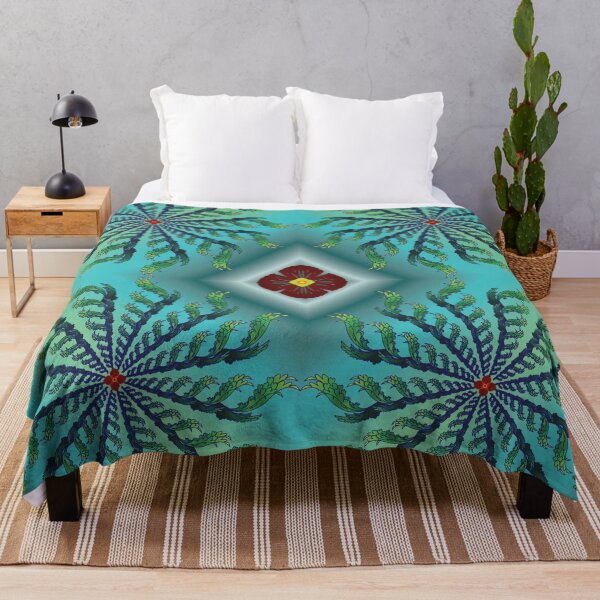 Item preview, Emerald Leaf Mandala Bloom Pattern designed and sold by OIL Pattern Design .