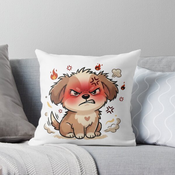 Item preview, Angry Cute Dog Sticker designed and sold by iambill303.