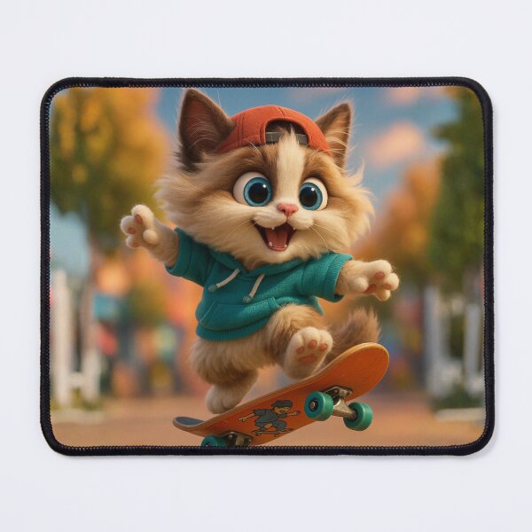Item preview, Skater Ragamuffin Cat designed and sold by Sillytoe.