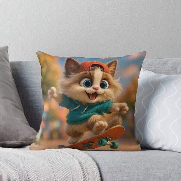 Item preview, Skater Ragamuffin Cat designed and sold by Sillytoe.