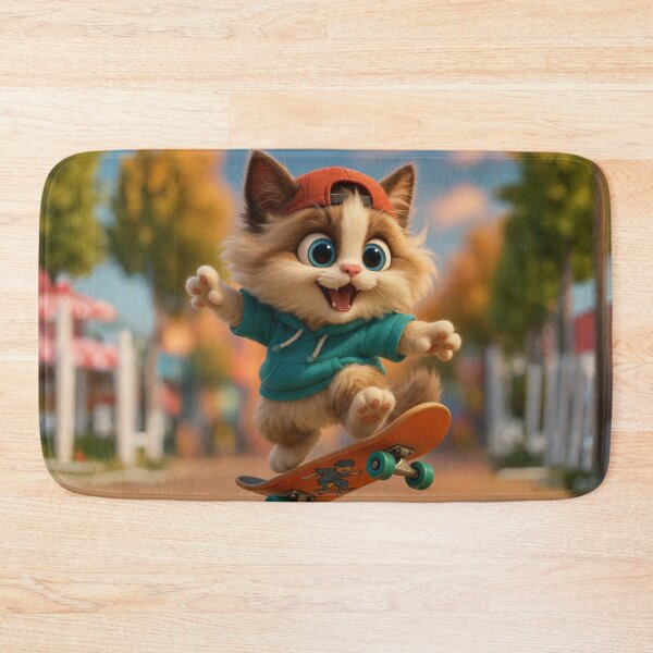 Item preview, Skater Ragamuffin Cat designed and sold by Sillytoe.