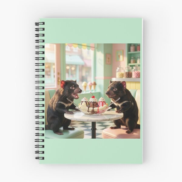 Item preview, Quarrelsome Tasmanian Devils Might Share Banana Split designed and sold by Tridentulus.