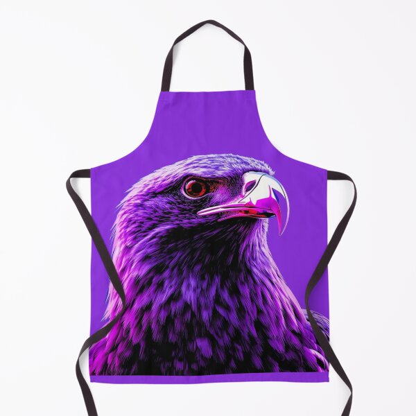 Item preview, Neon Purple Eagle Cyberpunk Portrait designed and sold by ItzLacarth.