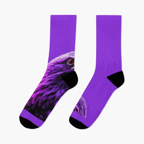 Item preview, Neon Purple Eagle Cyberpunk Portrait designed and sold by ItzLacarth.