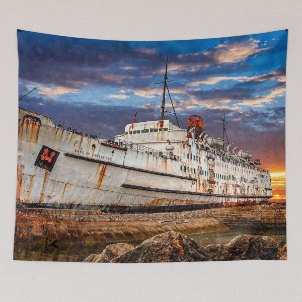 Item preview, TSS Duke of Lancaster Sunset designed and sold by AJEvans.