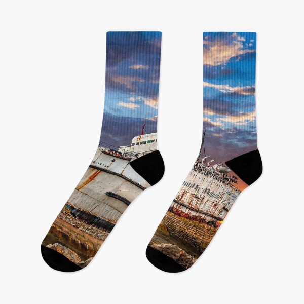 Item preview, TSS Duke of Lancaster Sunset designed and sold by AJEvans.