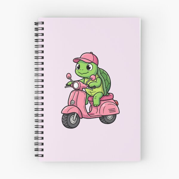 Item preview, cute turtle riding on a motor bike designed and sold by aeaeaeae.