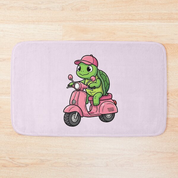Item preview, cute turtle riding on a motor bike designed and sold by aeaeaeae.
