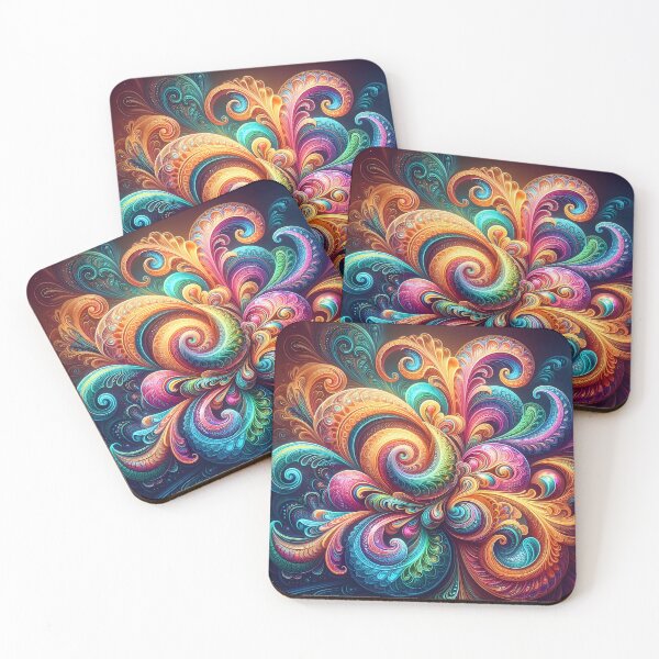 Item preview, Pastel Paisley Dream – Vibrant Boho Psychedelic Swirl Pattern designed and sold by Sybille-Yates.