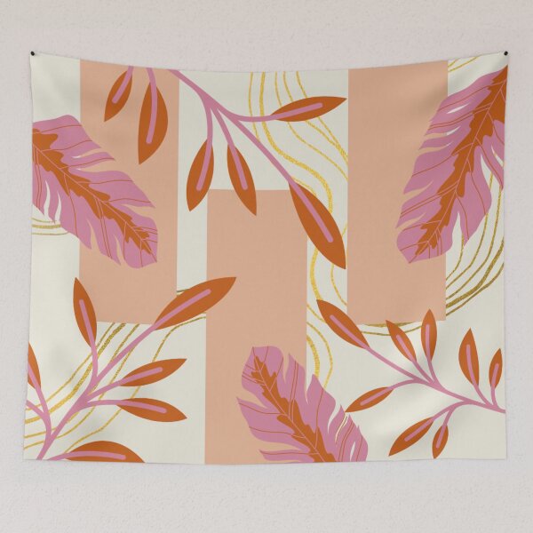Item preview, Scandinavian Botanical Grid Pattern designed and sold by JitsTheArtist.