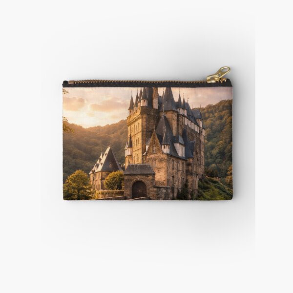 Item preview, Medieval castle illuminated at sunset designed and sold by JuViRo.
